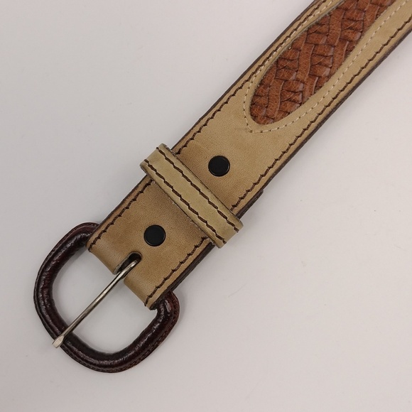 Western Style Leather Belt - Picture 6 of 13